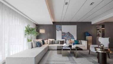 【建E公众号】首发|436㎡现代奢华叠拼别墅，打造摩登都市的优雅格调！